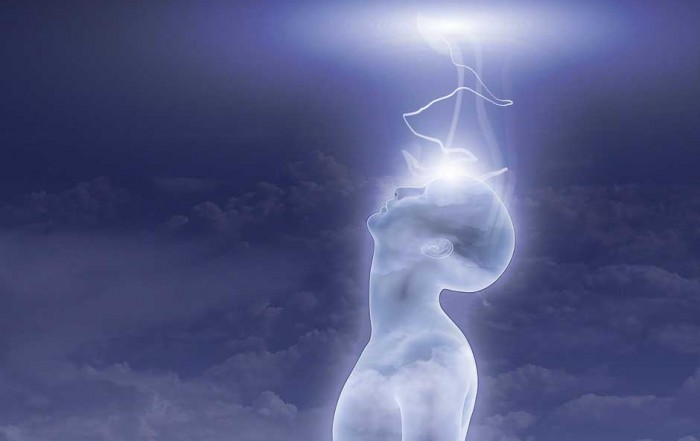 Man being a channel for spirit: Channeling Skills