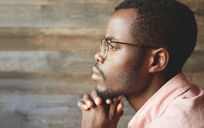 Man in Contemplation: Finding Life Purpost