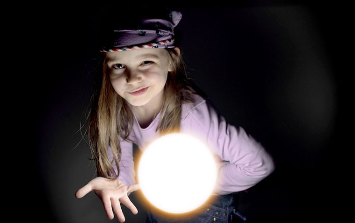 Little Girl with Glowing Crystal Ball: Predictions Course